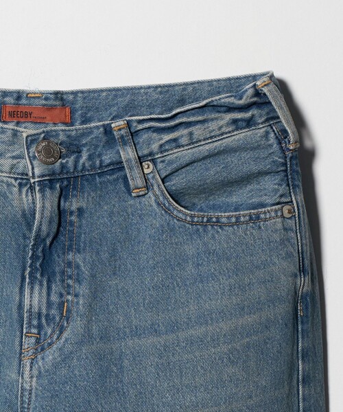 NEEDBY heritage(ニードバイヘリテージ)の「【別注】<NEEDBY heritage>MEI ワイド ストレート デニム(デニムパンツ・レディース・ブラック/コバルトブルー・XS/S/M)」の22枚目の写真