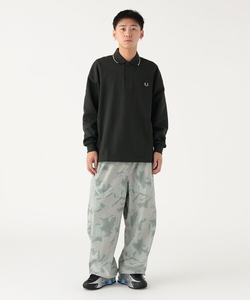 BEAMS（ビームス）の「ワイドストレート プリント ジップ イージーパンツ（その他パンツ・メンズ・グレー/クリーム・S/M/XL/L）」の5枚目の写真