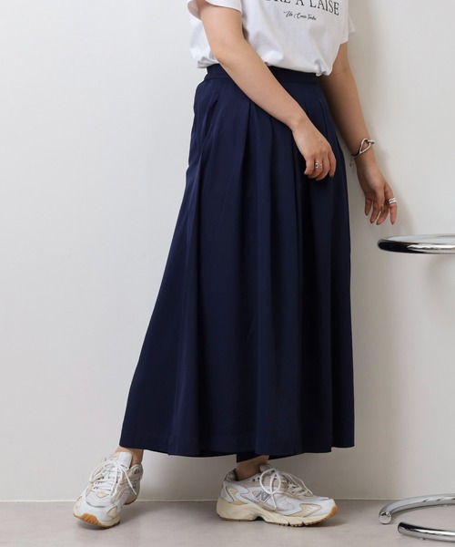 FUNALIVE(ファンアライブ)の「Rename タックワイドパンツ(その他パンツ・レディース・ネイビー/ピンク・M)」の15枚目の写真