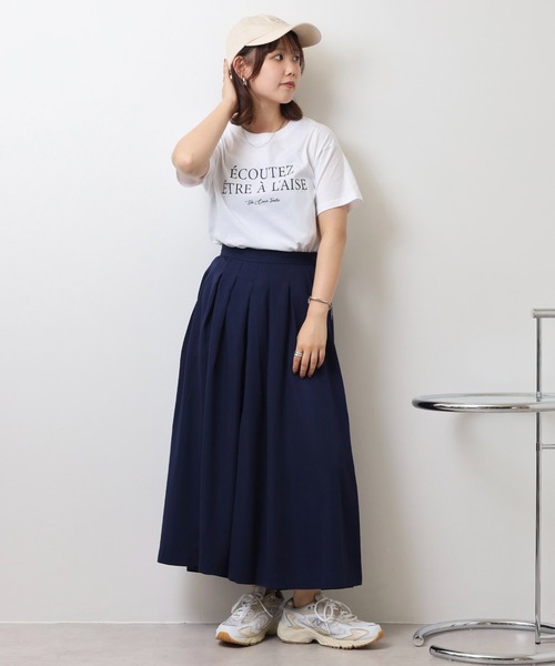 FUNALIVE(ファンアライブ)の「Rename タックワイドパンツ(その他パンツ・レディース・ネイビー/ピンク・M)」の14枚目の写真