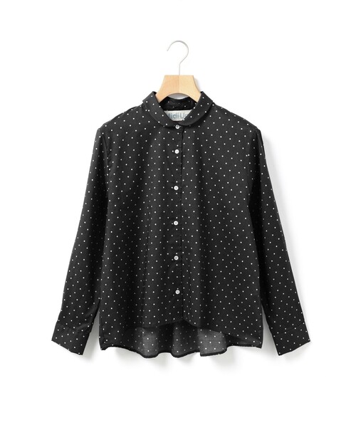 MidiUmi ドット柄ダッチカラーシャツ（シャツ/ブラウス）｜MidiUmi