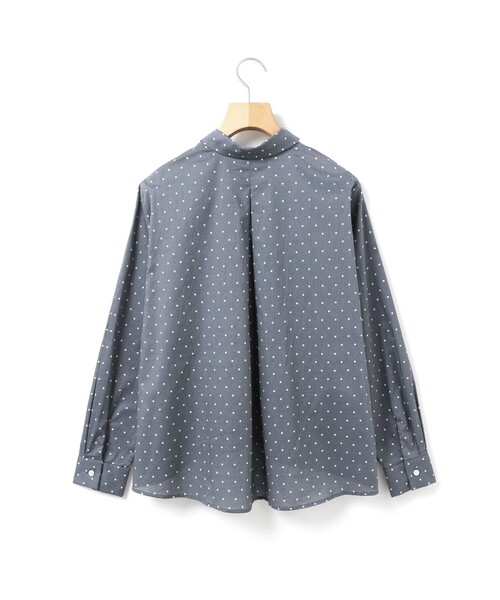 MidiUmi(ミディウミ)の「MidiUmi ドット柄ダッチカラーシャツ(シャツ/ブラウス・レディース・ブラック/ブラウン/グレー・FREE)」の19枚目の写真