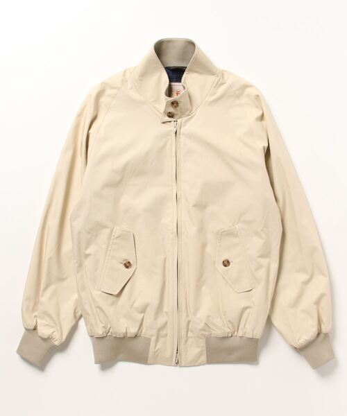 Baracuta ベージュ ジップアップジャケット Baracuta ベージュ ジップアップジャケット Baracuta ベージュ