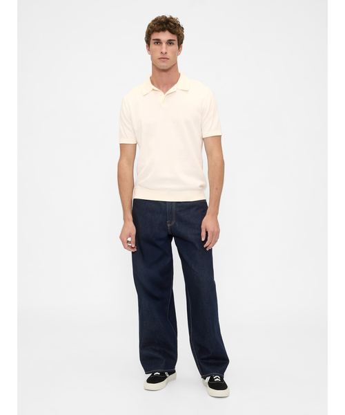 GAP（ギャップ）の「ポロセーター（ニット/セーター・メンズ・カーキ/アイボリー/ブラック/ブルー・XS/S/M/L/XL）」の7枚目の写真