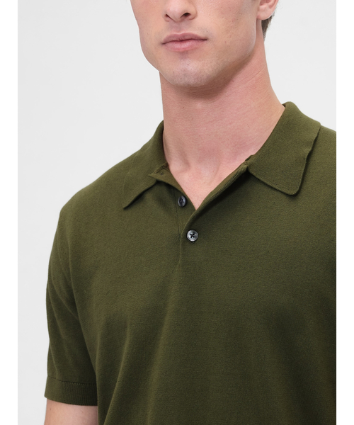 GAP（ギャップ）の「ポロセーター（ニット/セーター・メンズ・カーキ/アイボリー/ブラック/ブルー・XS/S/M/L/XL）」の14枚目の写真