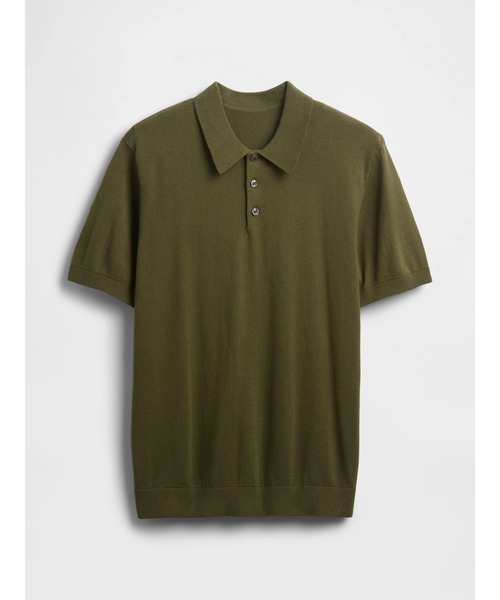 GAP（ギャップ）の「ポロセーター（ニット/セーター・メンズ・カーキ/アイボリー/ブラック/ブルー・XS/S/M/L/XL）」の20枚目の写真