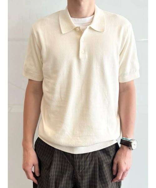 GAP（ギャップ）の「ポロセーター（ニット/セーター・メンズ・カーキ/アイボリー/ブラック/ブルー・XS/S/M/L/XL）」の22枚目の写真