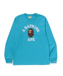 A BATHING APE 長袖Tシャツ ワンピース 迷彩 ブルー A BATHING APE|ア ベイシング エイプのトップス(長袖)通販