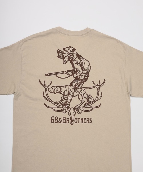 68&brothers(シックスティエイトアンドブラザーズ)の「68&BROTHERS シックスティーエイトアンドブラザーズ / "Hunter" S/S Pocket Tee(Tシャツ/カットソー・メンズ・ヘザーグレー/アッシュグレー/ベージュ/ホワイト・LARGE/X-LARGE/XX-LARGE/MEDIUM)」の12枚目の写真