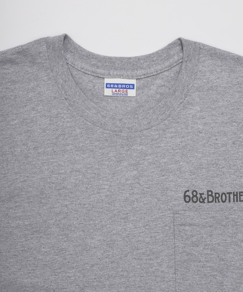 68&brothers(シックスティエイトアンドブラザーズ)の「68&BROTHERS シックスティーエイトアンドブラザーズ / "Hunter" S/S Pocket Tee(Tシャツ/カットソー・メンズ・ヘザーグレー/アッシュグレー/ベージュ/ホワイト・LARGE/X-LARGE/XX-LARGE/MEDIUM)」の13枚目の写真