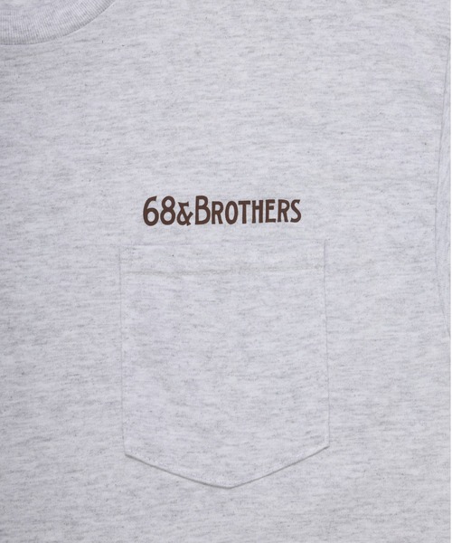 68&brothers(シックスティエイトアンドブラザーズ)の「68&BROTHERS シックスティーエイトアンドブラザーズ / "Hunter" S/S Pocket Tee(Tシャツ/カットソー・メンズ・ヘザーグレー/アッシュグレー/ベージュ/ホワイト・LARGE/X-LARGE/XX-LARGE/MEDIUM)」の16枚目の写真