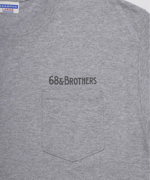 68&brothers(シックスティエイトアンドブラザーズ)の「68&BROTHERS シックスティーエイトアンドブラザーズ / "Hunter" S/S Pocket Tee(Tシャツ/カットソー・メンズ・ヘザーグレー/アッシュグレー/ベージュ/ホワイト・LARGE/X-LARGE/XX-LARGE/MEDIUM)」の19枚目の写真
