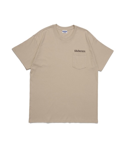68&brothers(シックスティエイトアンドブラザーズ)の「68&BROTHERS シックスティーエイトアンドブラザーズ / "Hunter" S/S Pocket Tee(Tシャツ/カットソー・メンズ・ヘザーグレー/アッシュグレー/ベージュ/ホワイト・LARGE/X-LARGE/XX-LARGE/MEDIUM)」の22枚目の写真