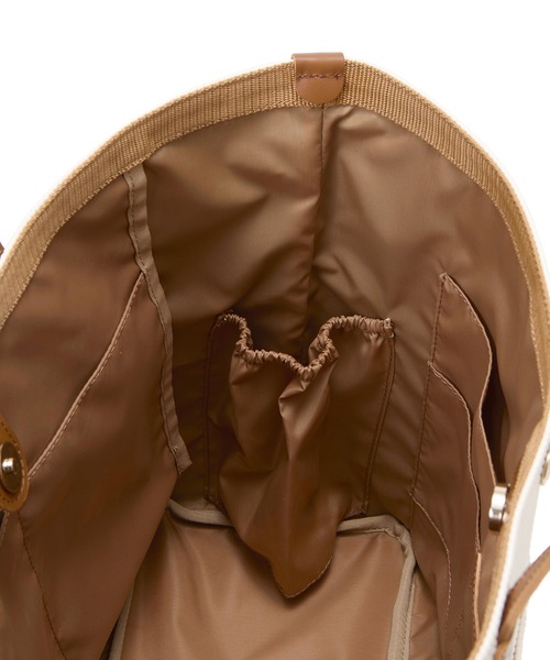 Breath TOPKAPI(ブレストプカピ)の「【Breath TOPKAPI】2way A4 ロングハンドル トート バッグ 撥水 肩掛け PC対応 日本製(トートバッグ・レディース・ブラック/グレー/オフホワイト/クリーム・FREE)」の14枚目の写真
