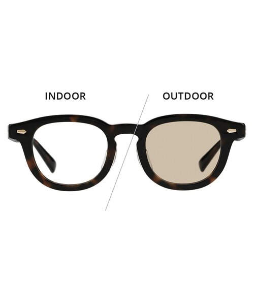 WEB限定】Zoff｜AOI IHARA ウェリントン型 調光 サングラス｜紫外線で