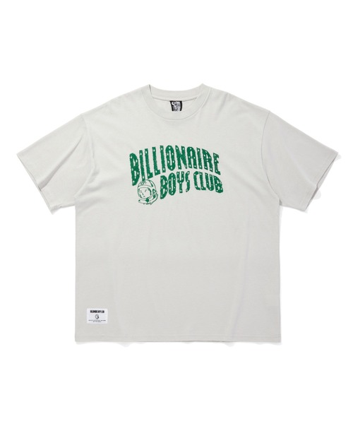 BILLIONAIRE BOYS CLUB(ビリオネア・ボーイズ・クラブ)の「EMBROIDERED LOGO T-SHIRT ARCH LOGO(Tシャツ/カットソー・メンズ・アッシュグレー/ブラック/ホワイト・SMALL/MEDIUM/LARGE/X-LARGE)」の2枚目の写真