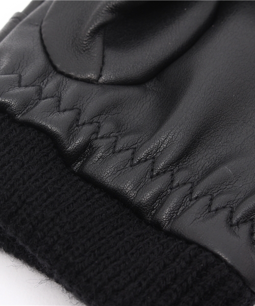 RAGEBLUE（レイジブルー）の「【スマートフォン対応】レザータッチパネルグローブ/705118（手袋・メンズ・ブラック/ダークブラウン・FREE）」の9枚目の写真