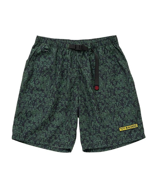 TOY　MACHINE（トイ　マシーン）の「TM FACE IN THE CROWD DRY EASY SHORTS（その他パンツ・メンズ・グリーン・M/L）」の2枚目の写真