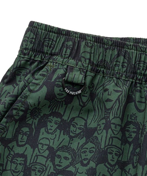 TOY　MACHINE（トイ　マシーン）の「TM FACE IN THE CROWD DRY EASY SHORTS（その他パンツ・メンズ・グリーン・M/L）」の6枚目の写真