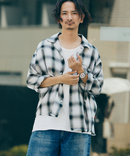 ジャーナルスタンダード　レーヨンチェックシャツ　　　　新品未使用タグ付 レーヨンチェックシャツ（シャツ／ブラウス）｜JOURNAL STANDARD