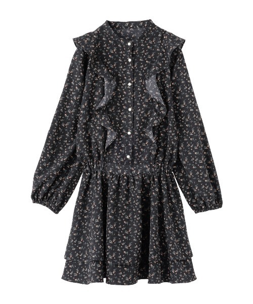 PEACH JOHN（ピーチジョン）の「ラッフルフリルミニワンピース（ワンピース・レディース・ブラック/ブラウン・ONE SIZE）」の20枚目の写真