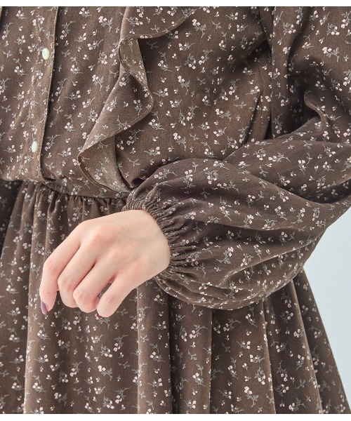PEACH JOHN（ピーチジョン）の「ラッフルフリルミニワンピース（ワンピース・レディース・ブラック/ブラウン・ONE SIZE）」の17枚目の写真