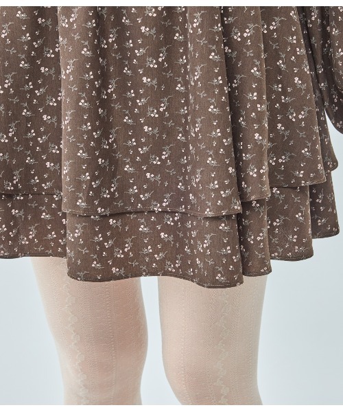 PEACH JOHN（ピーチジョン）の「ラッフルフリルミニワンピース（ワンピース・レディース・ブラック/ブラウン・ONE SIZE）」の18枚目の写真