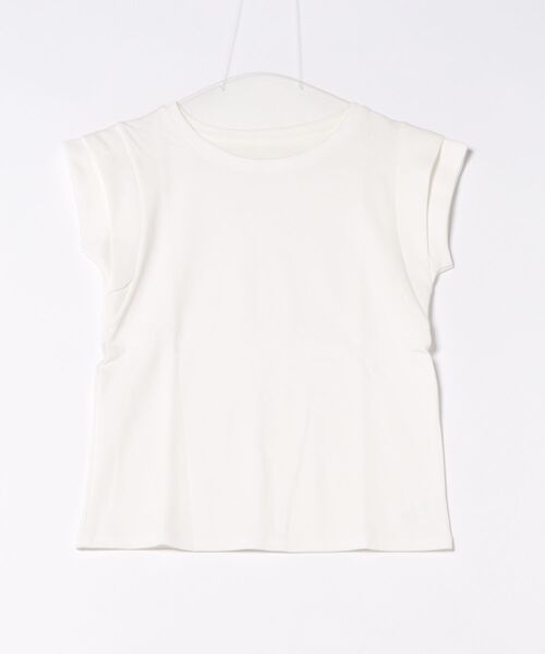 styiro（スタイロ）の「フレンチスリーブTシャツ カットソー（Tシャツ/カットソー・レディース・ブラック/グレー/ホワイト/モカ・FREE/L/XL）」の5枚目の写真