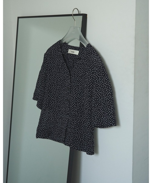 Vneck Dot Blouse（シャツ/ブラウス）｜anuke（アンヌーク）の