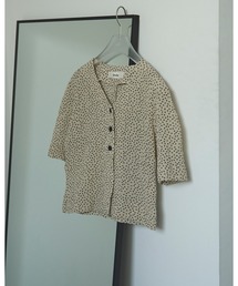 anuke（アンヌーク）の「Vneck Dot Blouse（シャツ/ブラウス