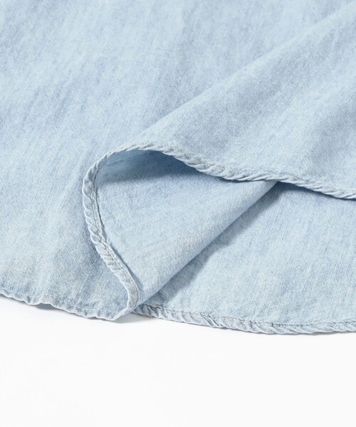orSlow（オアスロウ）の「orSlow / CHAMBRAY WORK SHIRT FLAP POCKET（シャツ/ブラウス・レディース・サックスブルー・2）」の8枚目の写真