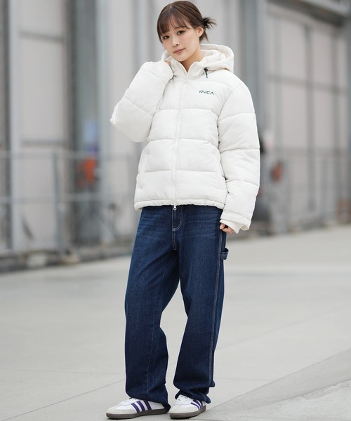 RVCA（ルーカ）の「RVCA/ルーカ BALANCE PUFFER HD JACKET ジャケット BF044-754（その他アウター・レディース・ホワイト/オレンジ/スカイブルー/ブラック・L/M）」の7枚目の写真