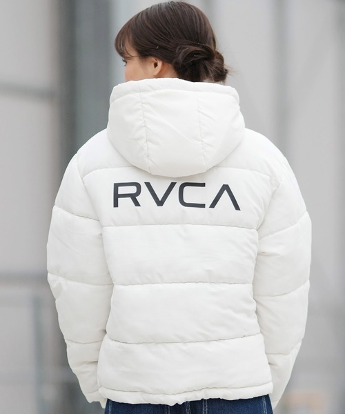 RVCA（ルーカ）の「RVCA/ルーカ BALANCE PUFFER HD JACKET ジャケット BF044-754（その他アウター・レディース・ホワイト/オレンジ/スカイブルー/ブラック・L/M）」の6枚目の写真