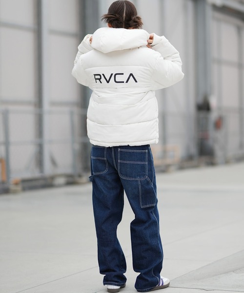RVCA（ルーカ）の「RVCA/ルーカ BALANCE PUFFER HD JACKET ジャケット BF044-754（その他アウター・レディース・ホワイト/オレンジ/スカイブルー/ブラック・L/M）」の8枚目の写真