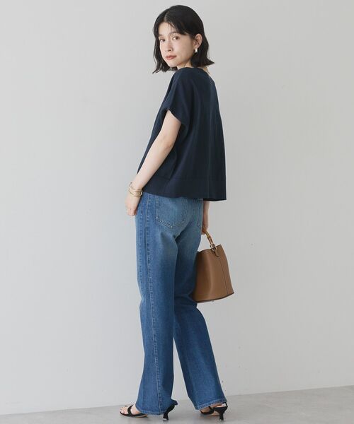 AMERICAN HOLIC(アメリカンホリック)の「【前後2WAY】Vネックニットベスト(カーディガン/ボレロ・レディース・チャコールグレー/ブラック/モカ/ネイビー・M/L)」の12枚目の写真