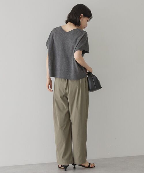 AMERICAN HOLIC(アメリカンホリック)の「【前後2WAY】Vネックニットベスト(カーディガン/ボレロ・レディース・チャコールグレー/ブラック/モカ/ネイビー・M/L)」の20枚目の写真