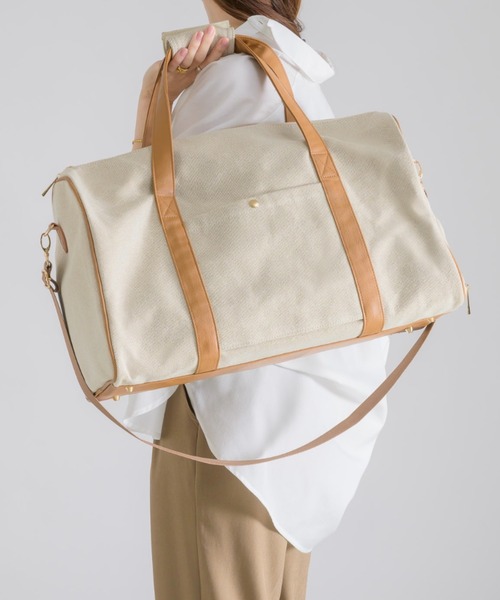 NEUNA（ヌナ）の「【新色登場！】レザー切り替えショルダー/ボストン