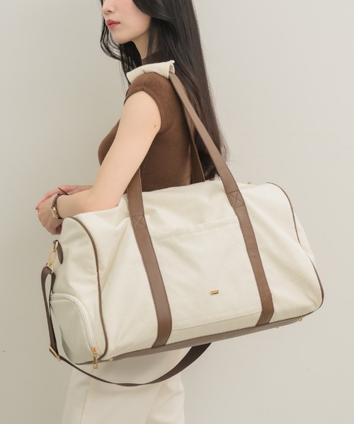 ヌナ レザー切り替えショルダー/ボストンバッグ NEUNA ボストンバッグ 「新色登場！」レザー切り替えショルダー