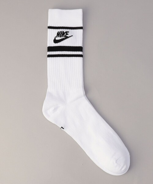 NIKE(ナイキ)の「NIKE(ナイキ)エブリデイ エッセンシャル クルーソックス【3足セット】(ソックス/靴下・メンズ・ホワイト/ブラック・FREE)」の3枚目の写真