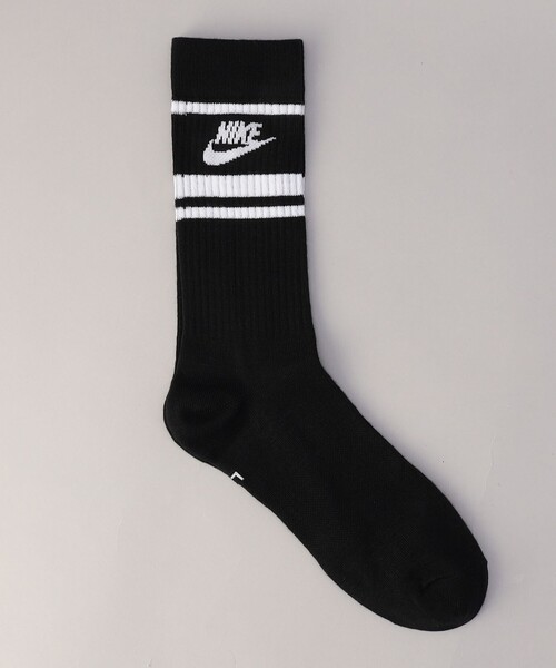 NIKE(ナイキ)の「NIKE(ナイキ)エブリデイ エッセンシャル クルーソックス【3足セット】(ソックス/靴下・メンズ・ホワイト/ブラック・FREE)」の4枚目の写真