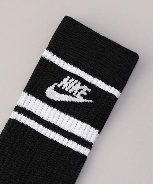 NIKE(ナイキ)の「NIKE(ナイキ)エブリデイ エッセンシャル クルーソックス【3足セット】(ソックス/靴下・メンズ・ホワイト/ブラック・FREE)」の5枚目の写真