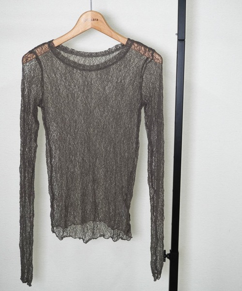 gossara（ゴサラ）の「ストレッチクルーネックPO（ニット/セーター・レディース・オフホワイト/グレー/ブラウン・FREE）」の10枚目の写真