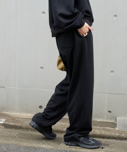 OUTDOOR PRODUCTS（アウトドアプロダクツ）の「シグネチャースウエットパンツ（スウェットパンツ・レディース・ブラック/グレー・FREE）」の6枚目の写真