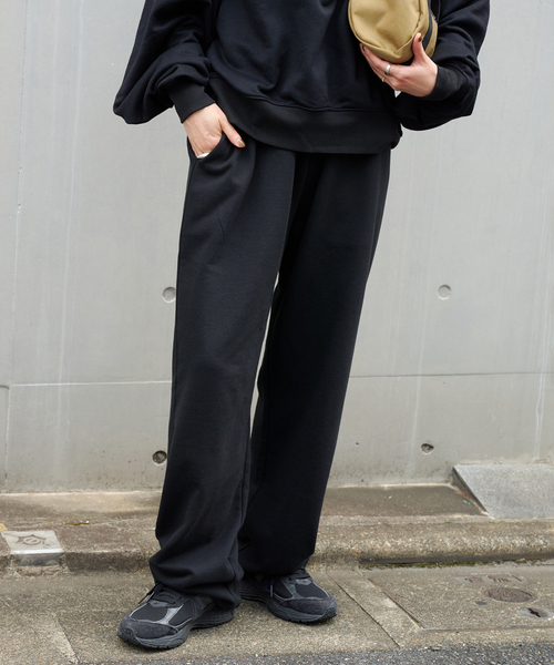 OUTDOOR PRODUCTS（アウトドアプロダクツ）の「シグネチャースウエットパンツ（スウェットパンツ・レディース・ブラック/グレー・FREE）」の7枚目の写真