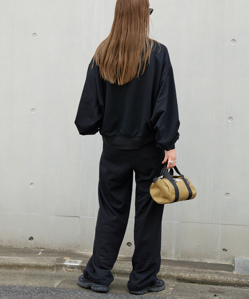 OUTDOOR PRODUCTS（アウトドアプロダクツ）の「シグネチャースウエットパンツ（スウェットパンツ・レディース・ブラック/グレー・FREE）」の10枚目の写真