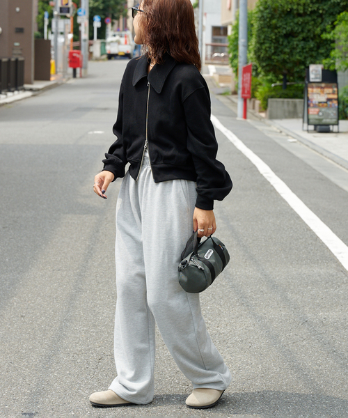 OUTDOOR PRODUCTS（アウトドアプロダクツ）の「シグネチャースウエットパンツ（スウェットパンツ・レディース・ブラック/グレー・FREE）」の19枚目の写真