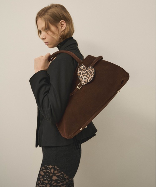 Suede belt tote bag / ベルト スエード トートバッグ（トートバッグ