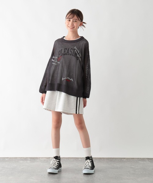 GLOBAL WORK（グローバルワーク）の「トクトクミニ裏毛セットアップ/577754（つなぎ/オールインワン・キッズ・ブラック/ホワイト系・130cm/140cm/150cm/160cm）」の18枚目の写真