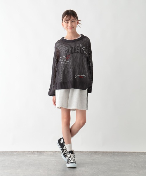 GLOBAL WORK（グローバルワーク）の「トクトクミニ裏毛セットアップ/577754（つなぎ/オールインワン・キッズ・ブラック/ホワイト系・130cm/140cm/150cm/160cm）」の20枚目の写真