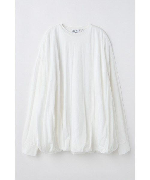 はむちゃん　ナゴンスタンス nagonstans バルーンシャツ nagonstans（ナゴンスタンス）の「Sheer jersey バルーンロンT（T